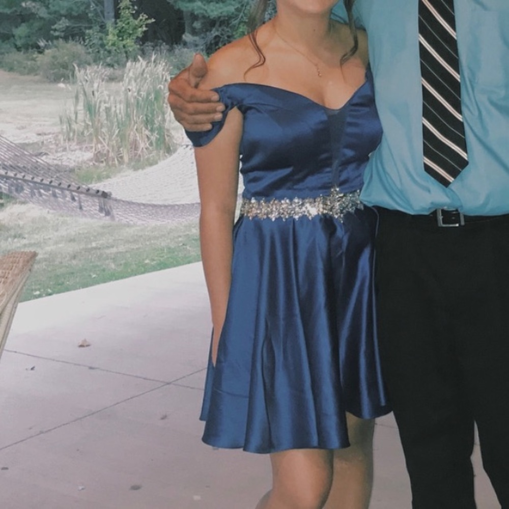 Off the Shoulder Homecoming Dress